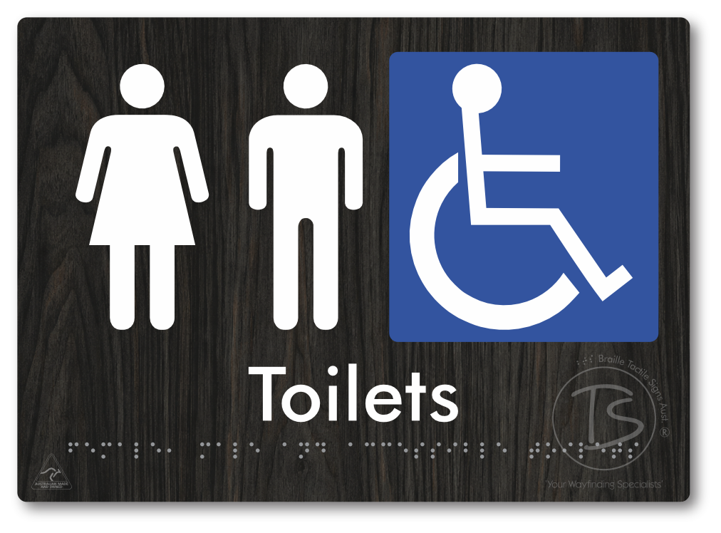 Female, Male & Accessible Toilets