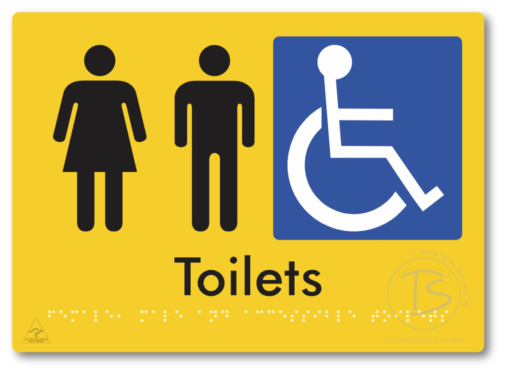 Female, Male & Accessible Toilets