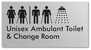 Unisex Ambulant Toilet, Shower & Change Room with Air Lock