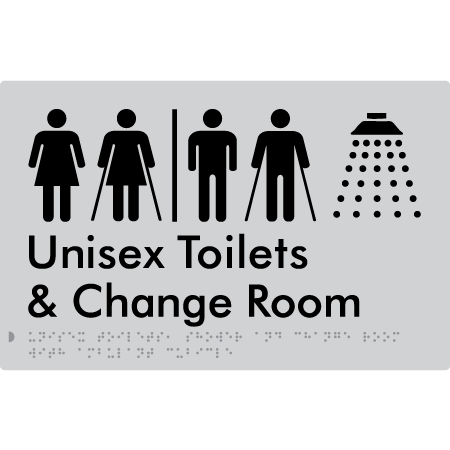 Unisex Ambulant Toilets, Shower & Change Room Air Lock