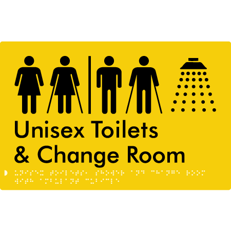 Unisex Ambulant Toilets, Shower & Change Room Air Lock