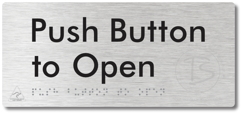 Push Button to Open