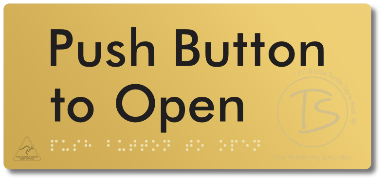 Push Button to Open