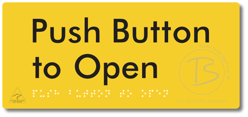 Push Button to Open