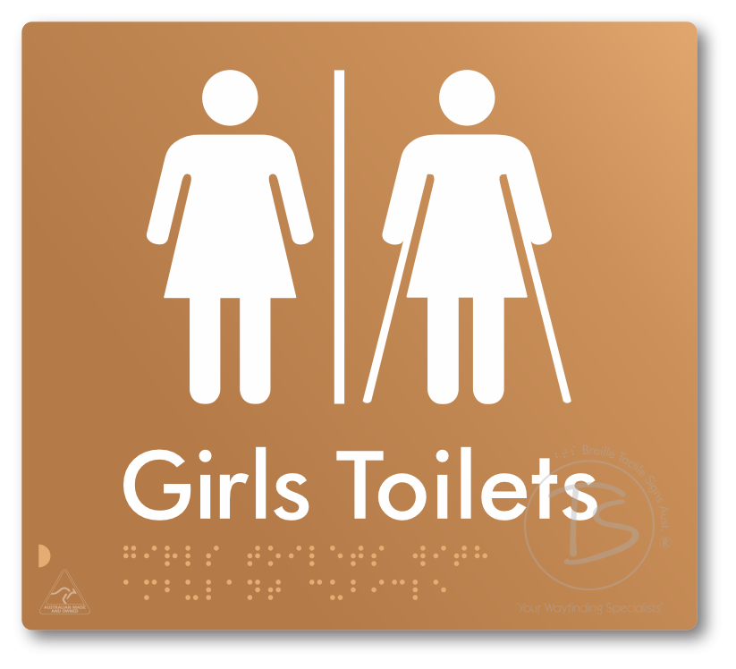 Girls Toilets with Ambulant Cubicle with Airlock