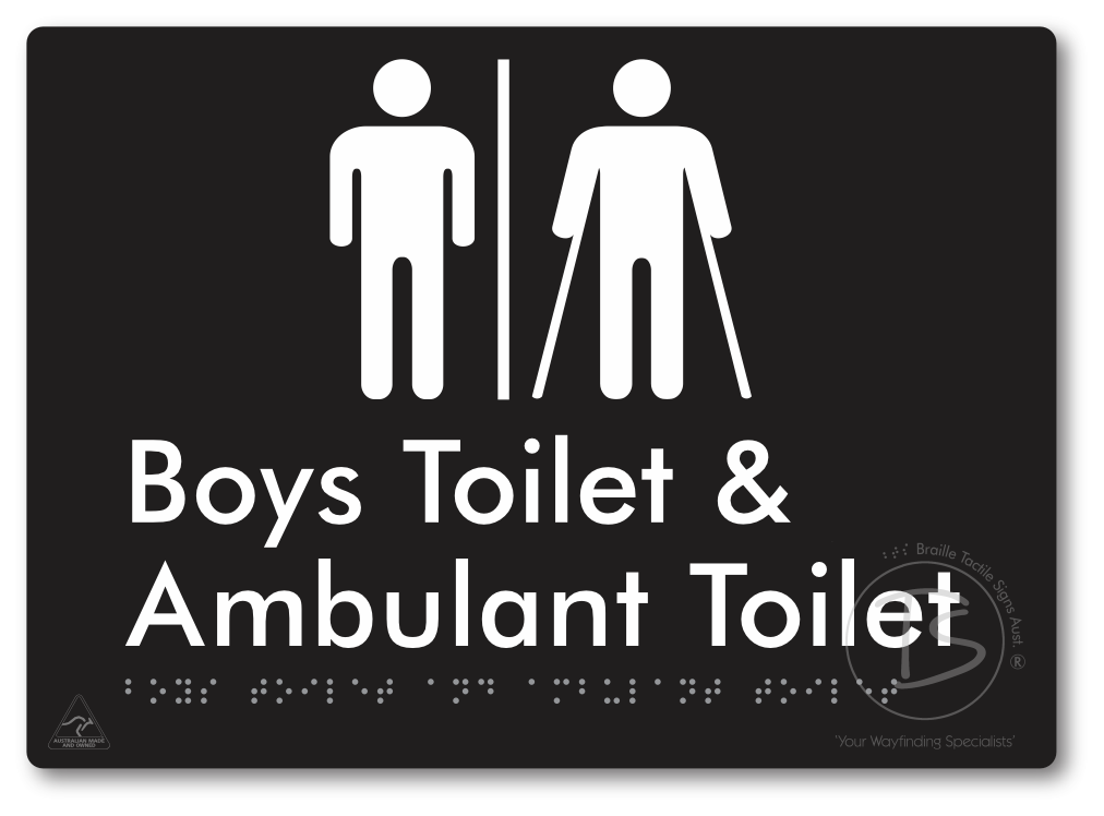 Boys Toilet & Ambulant Toilet with Air Lock