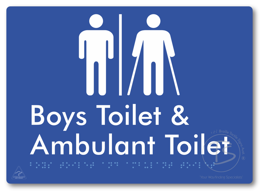 Boys Toilet & Ambulant Toilet with Air Lock