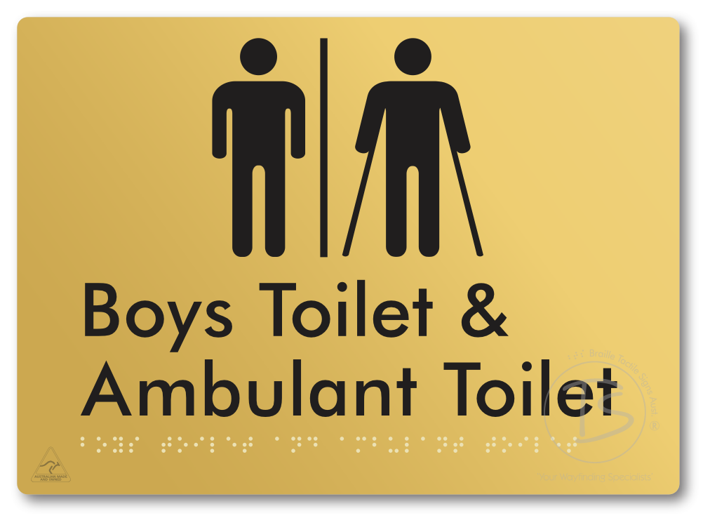 Boys Toilet & Ambulant Toilet with Air Lock