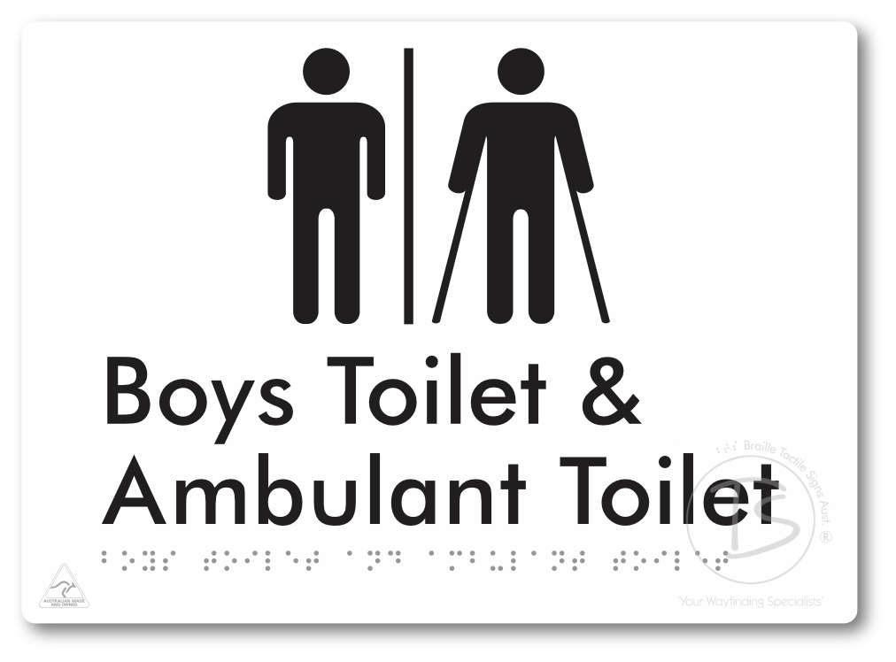Boys Toilet & Ambulant Toilet with Air Lock