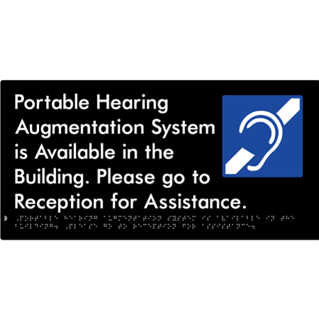 Portable Hearing Augmentation System is Available. Please go to Reception for Assistance.