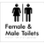 Female & Male Toilets with Air Lock