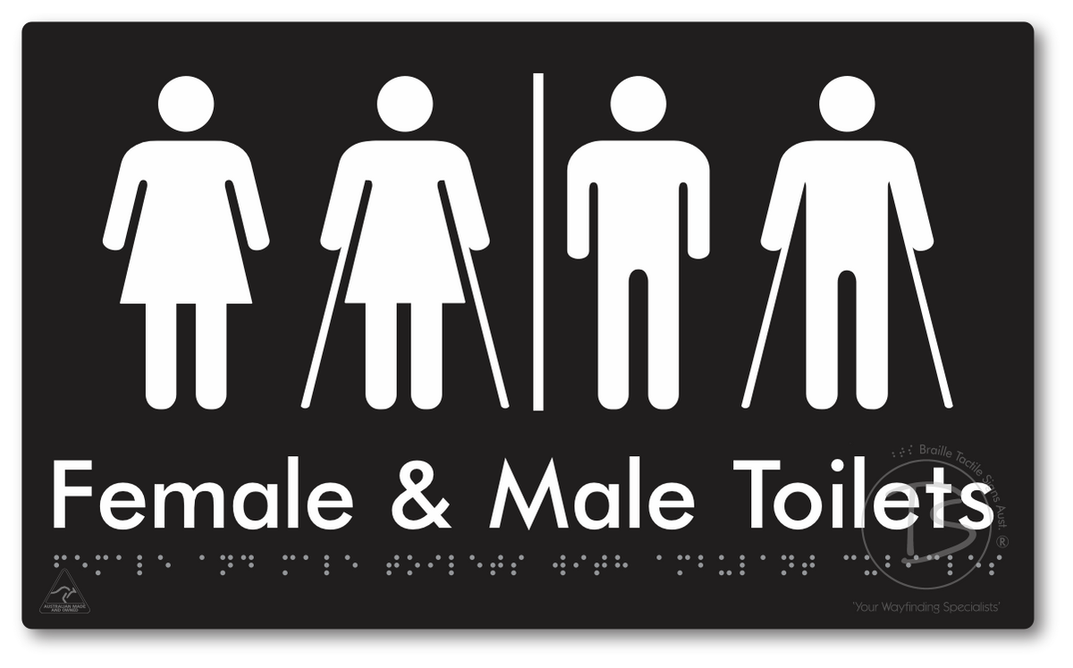 Female & Male Toilets with Ambulant Cubicles & Airlock