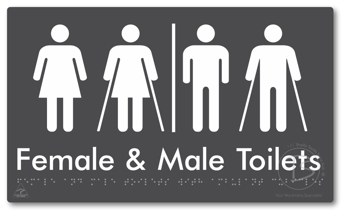 Female & Male Toilets with Ambulant Cubicles & Airlock