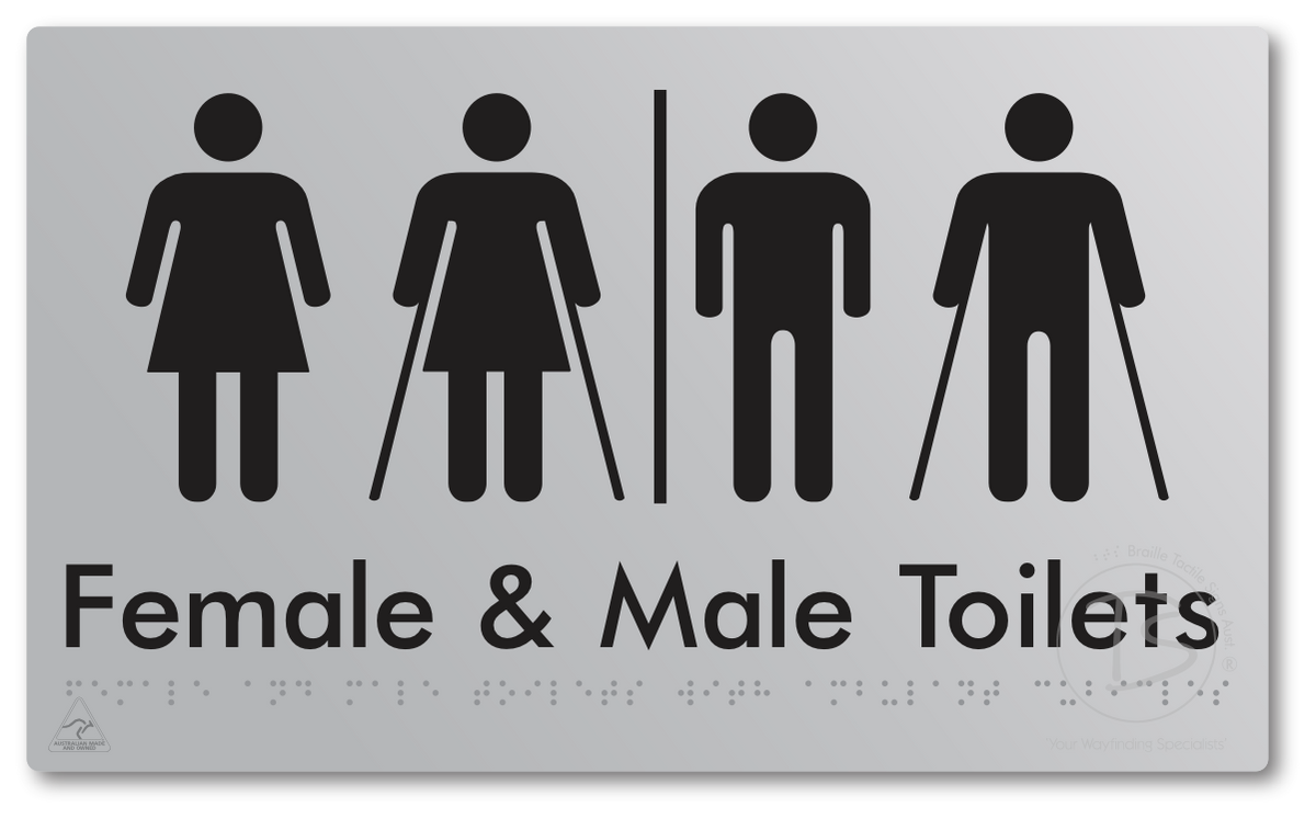 Female & Male Toilets with Ambulant Cubicles & Airlock