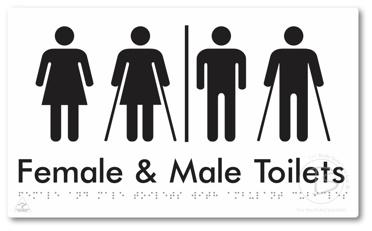 Female & Male Toilets with Ambulant Cubicles & Airlock