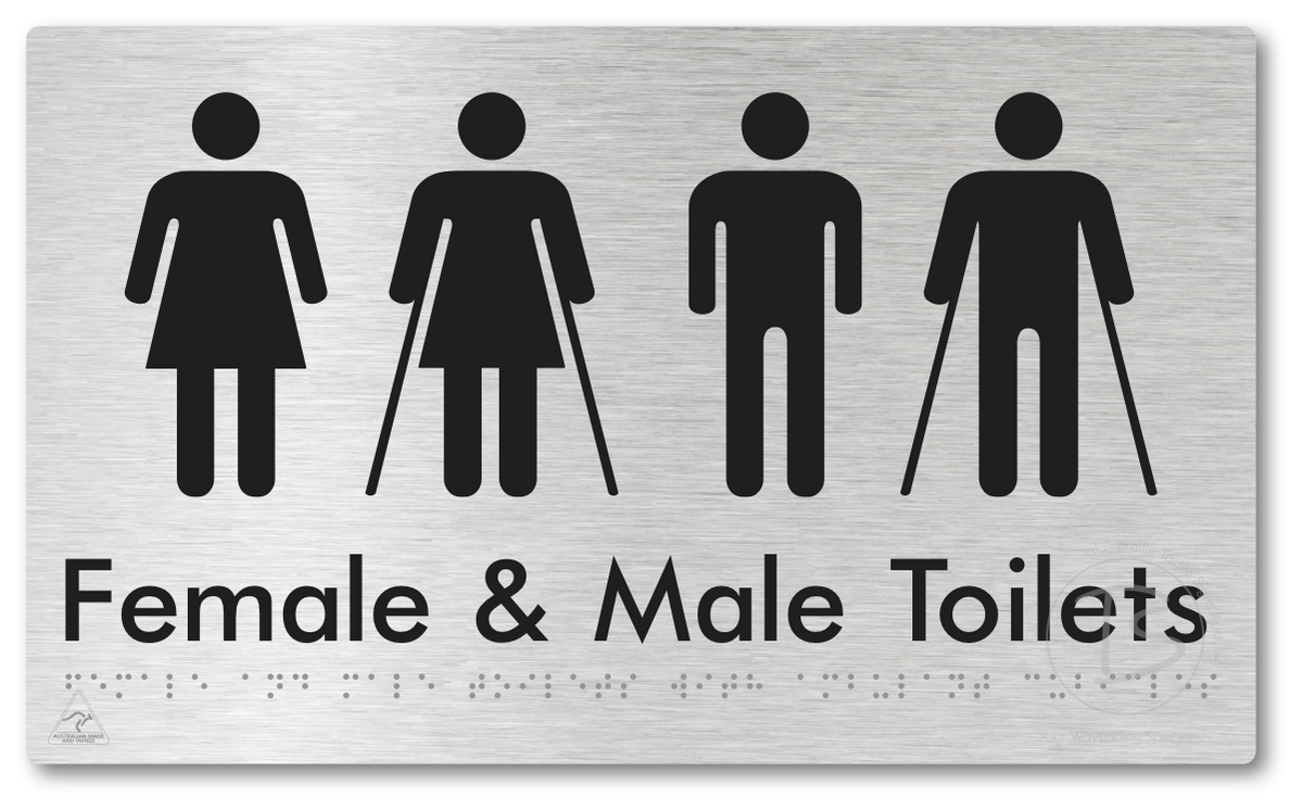 Female & Male Toilets with Ambulant Cubicles