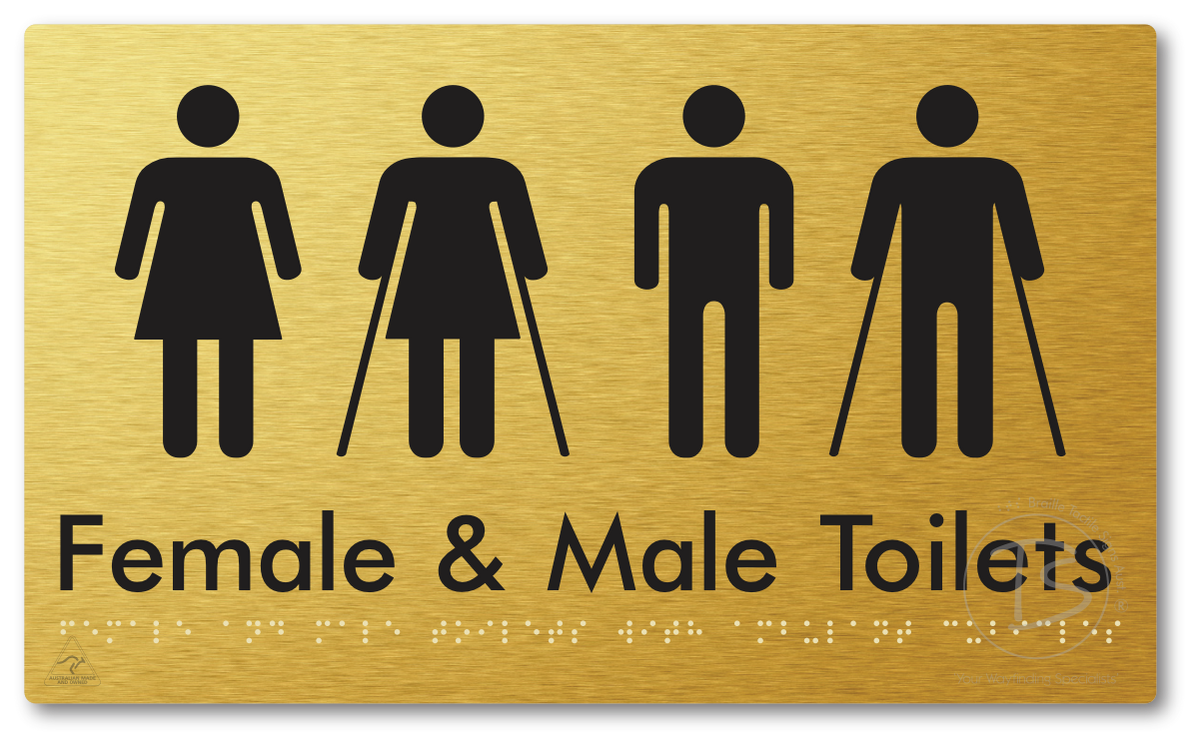 Female & Male Toilets with Ambulant Cubicles
