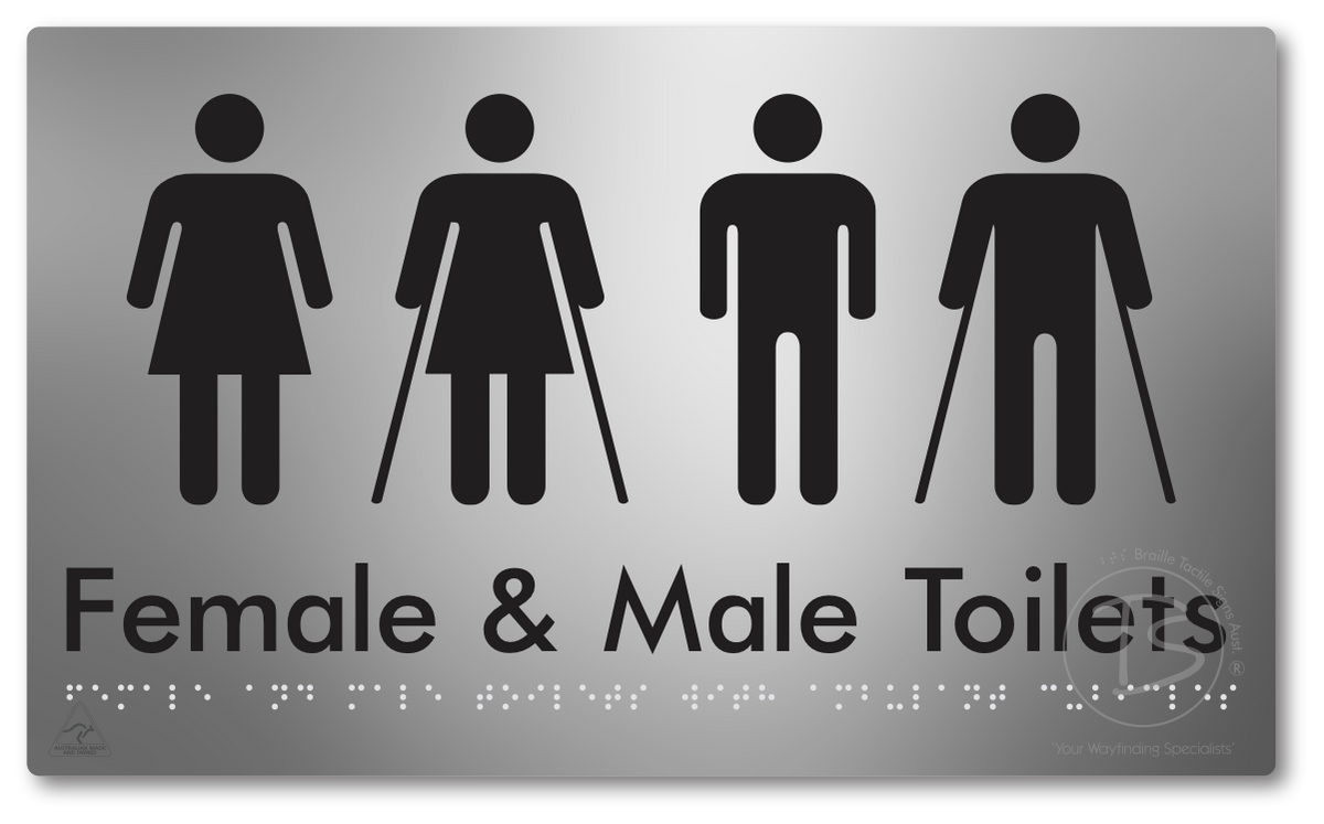 Female & Male Toilets with Ambulant Cubicles