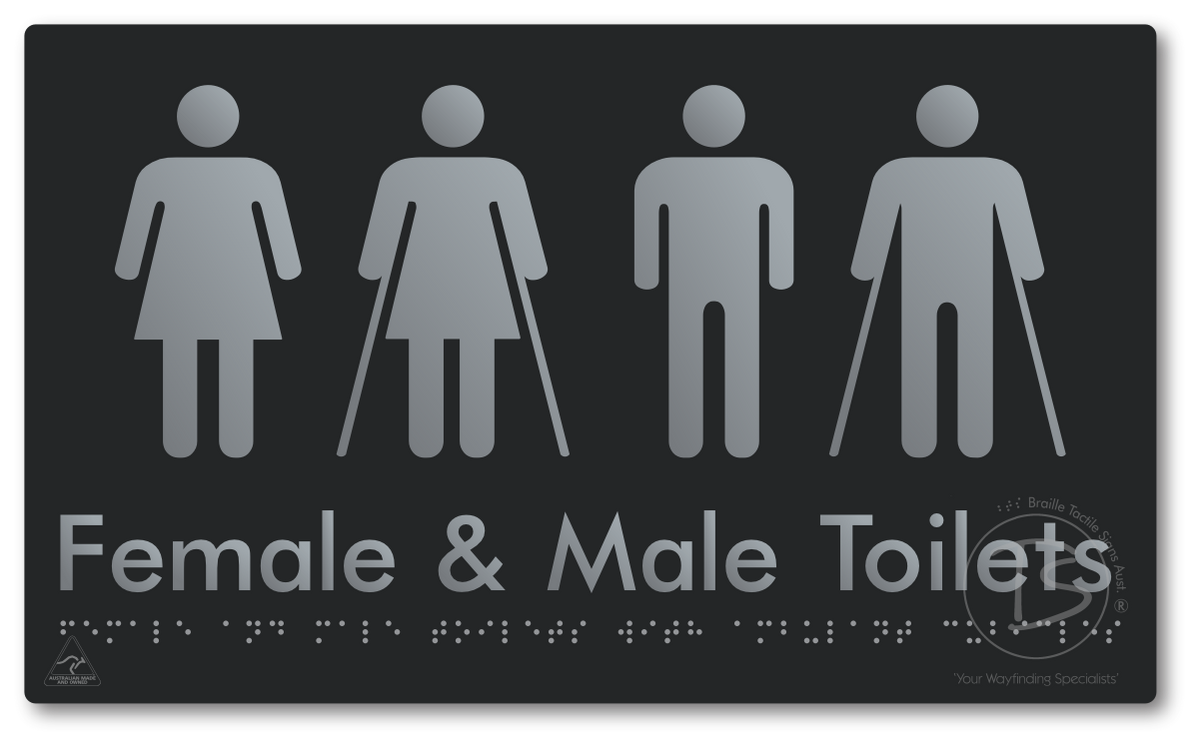 Female & Male Toilets with Ambulant Cubicles