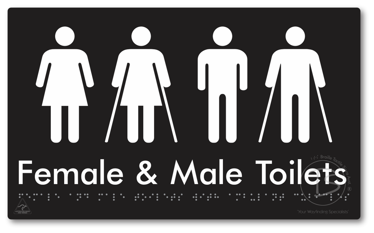 Female & Male Toilets with Ambulant Cubicles