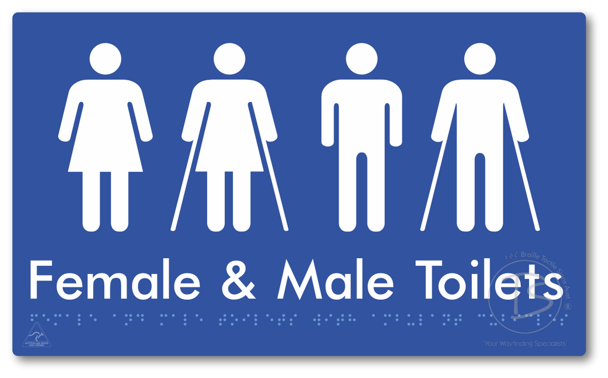 Female & Male Toilets with Ambulant Cubicles