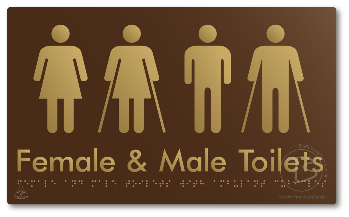 Female & Male Toilets with Ambulant Cubicles