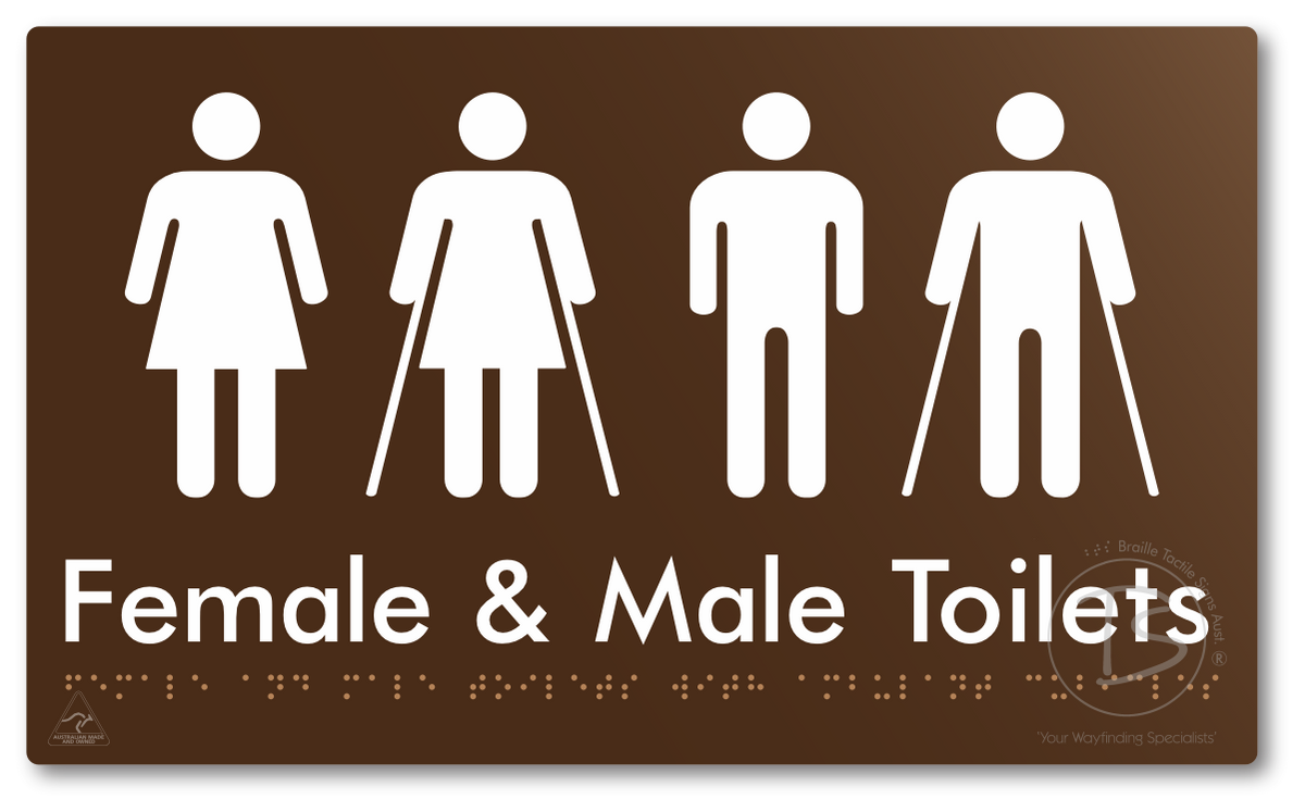 Female & Male Toilets with Ambulant Cubicles