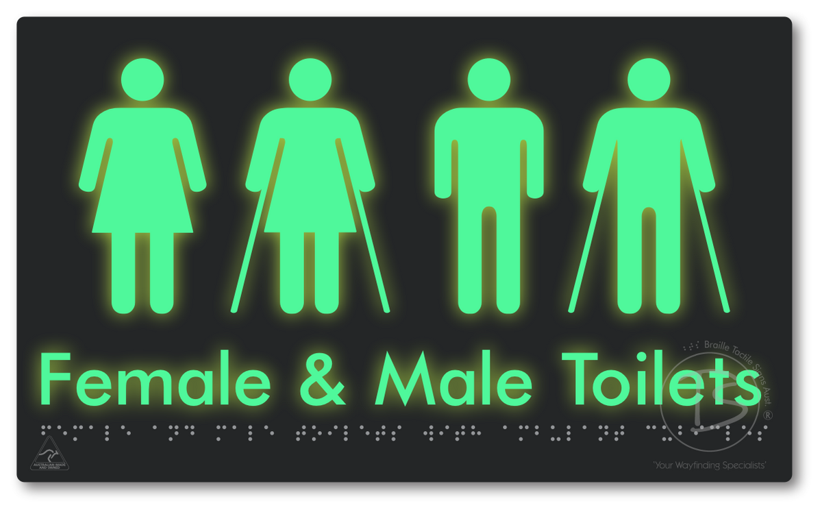 Female & Male Toilets with Ambulant Cubicles