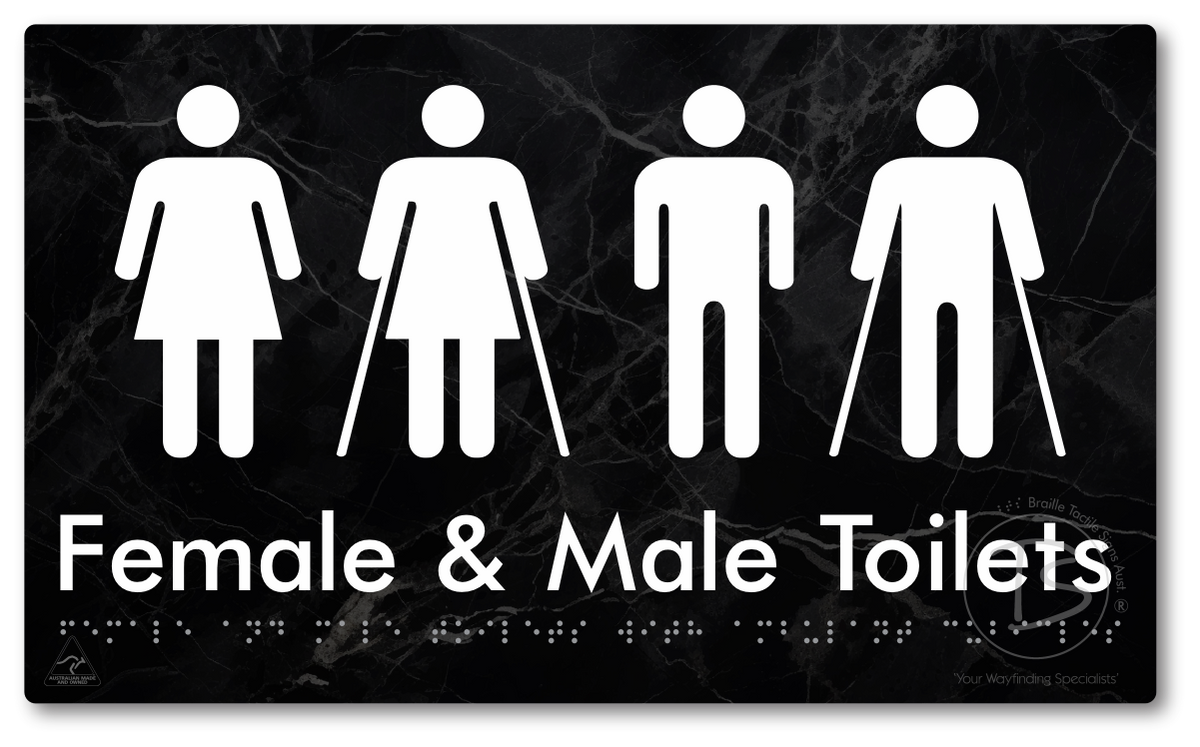 Female & Male Toilets with Ambulant Cubicles