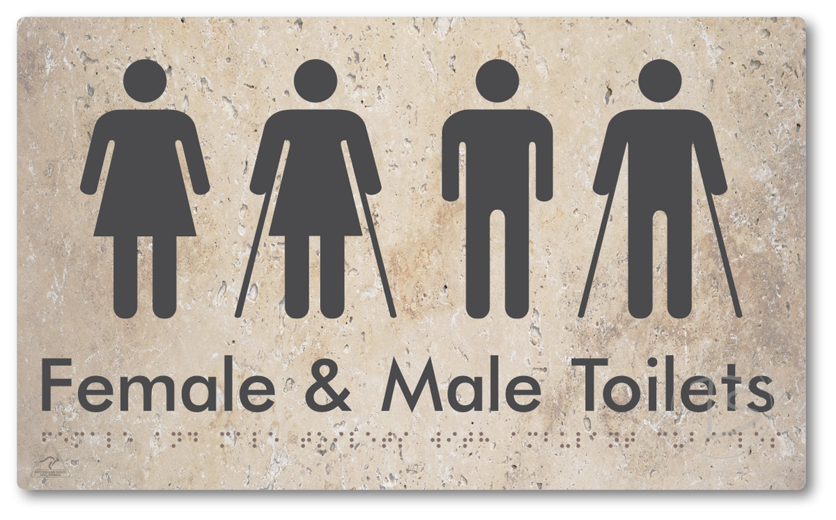 Female & Male Toilets with Ambulant Cubicles