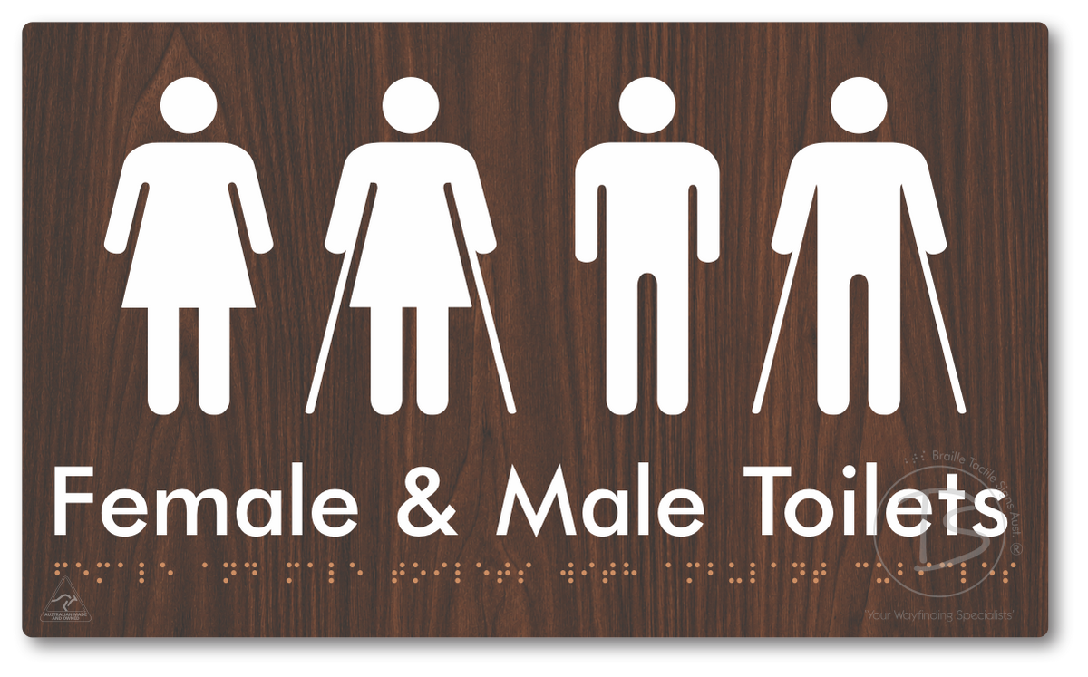 Female & Male Toilets with Ambulant Cubicles