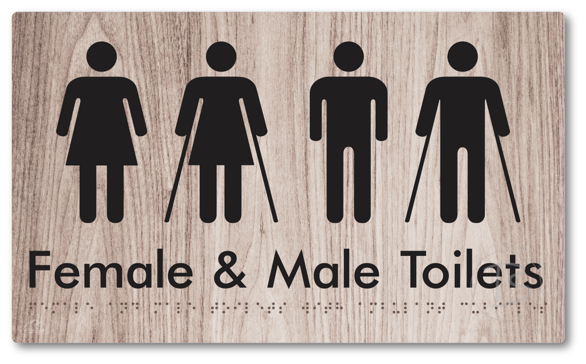 Female & Male Toilets with Ambulant Cubicles