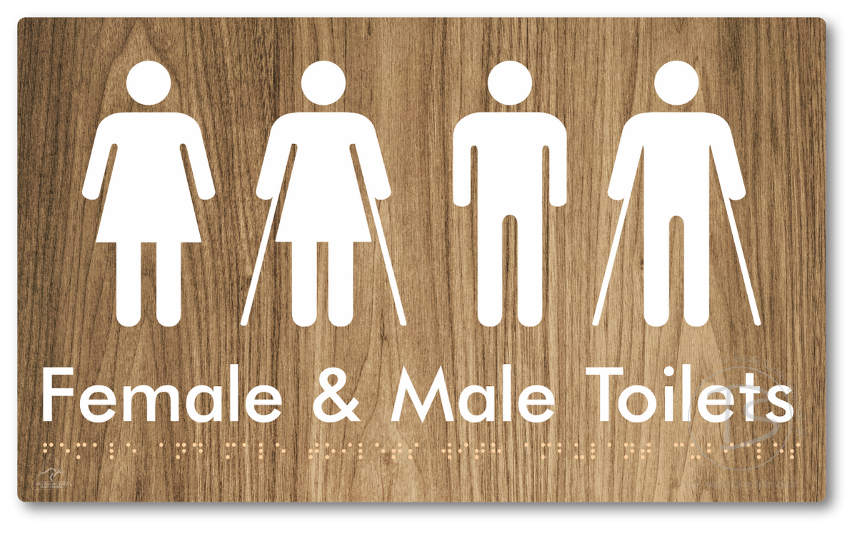 Female & Male Toilets with Ambulant Cubicles