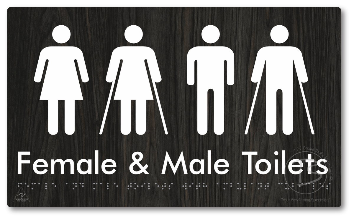 Female & Male Toilets with Ambulant Cubicles