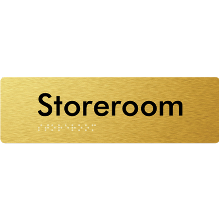 Storeroom - Braille Tactile Signs Aust.