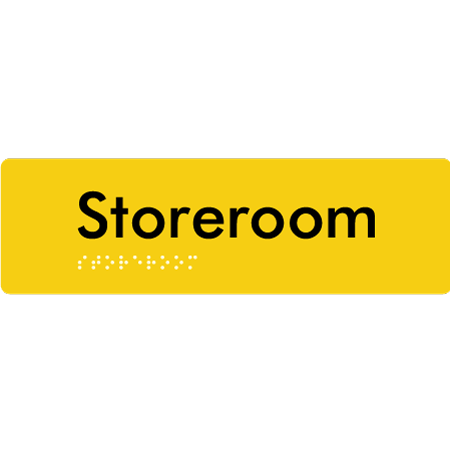 Storeroom - Braille Tactile Signs Aust.