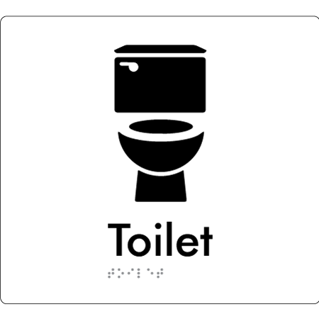 Toilet - Braille Tactile Signs Aust.