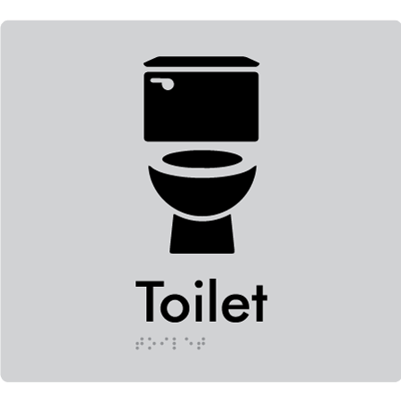 Toilet - Braille Tactile Signs Aust.