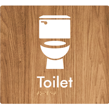 Toilet - Braille Tactile Signs Aust.