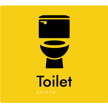 Toilet - Braille Tactile Signs Aust.
