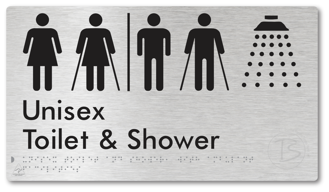 Unisex Toilet & Shower with Ambulant Facilities with Air Lock