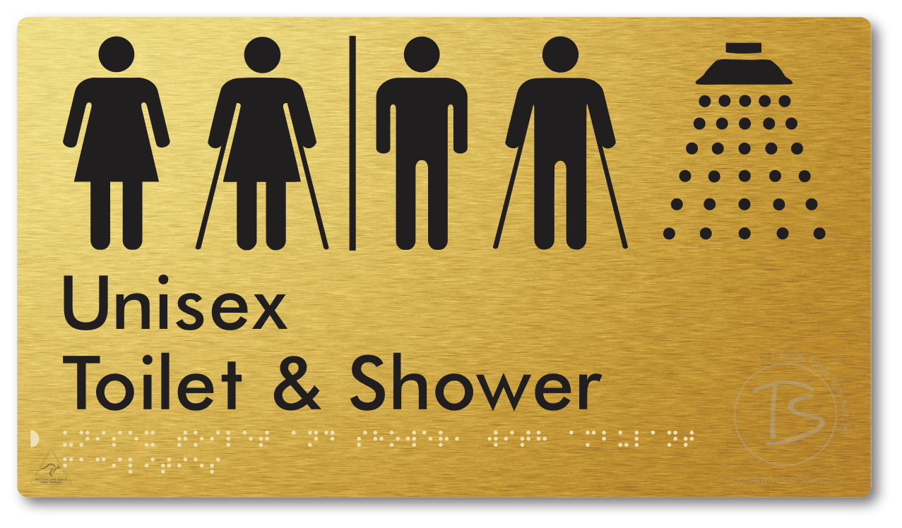 Unisex Toilet & Shower with Ambulant Facilities with Air Lock