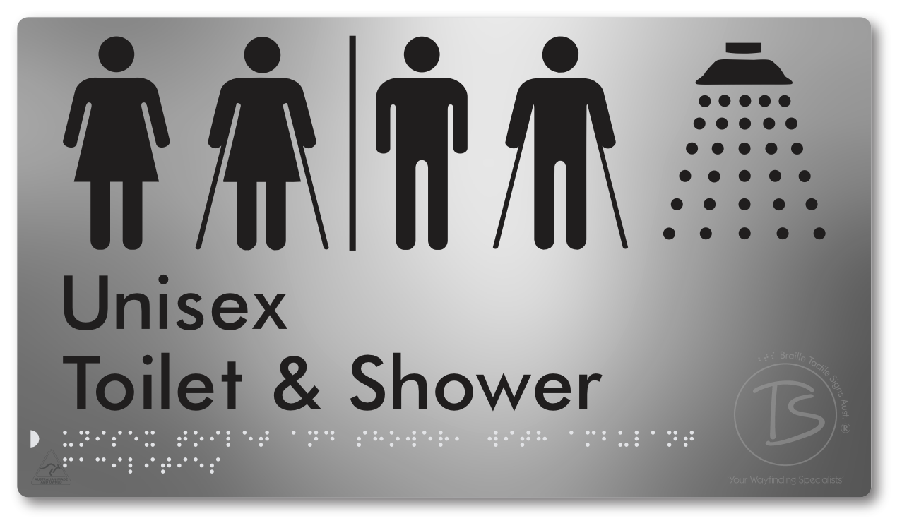 Unisex Toilet & Shower with Ambulant Facilities with Air Lock