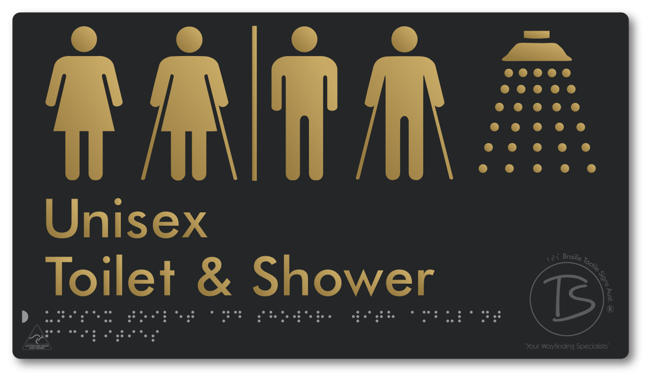 Unisex Toilet & Shower with Ambulant Facilities with Air Lock