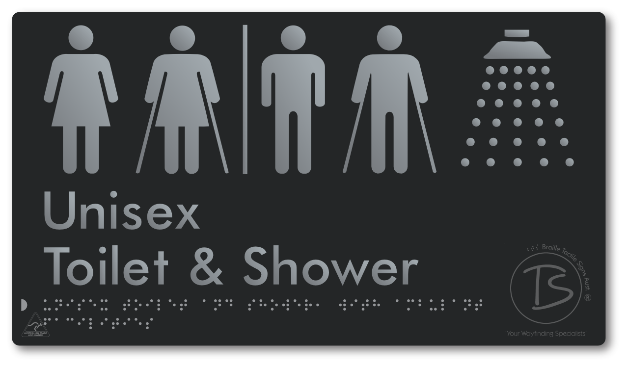 Unisex Toilet & Shower with Ambulant Facilities with Air Lock