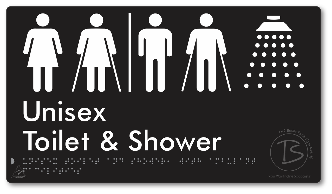 Unisex Toilet & Shower with Ambulant Facilities with Air Lock