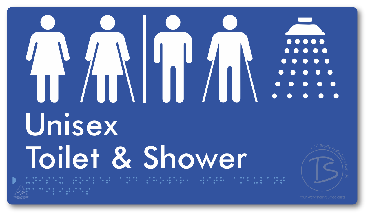 Unisex Toilet & Shower with Ambulant Facilities with Air Lock
