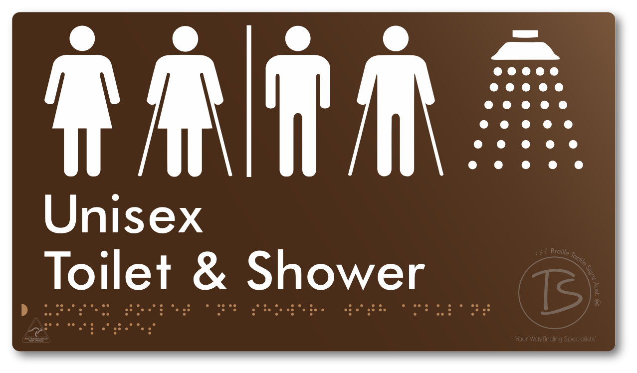 Unisex Toilet & Shower with Ambulant Facilities with Air Lock