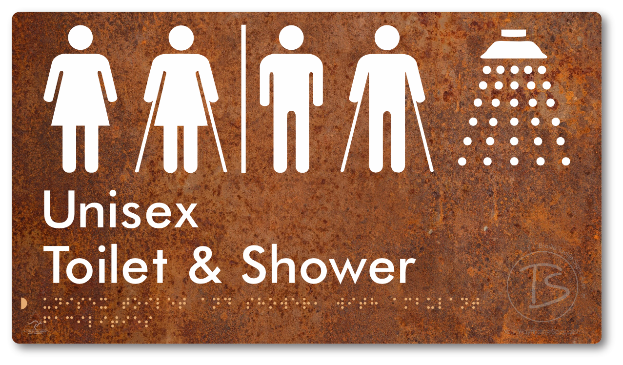 Unisex Toilet & Shower with Ambulant Facilities with Air Lock