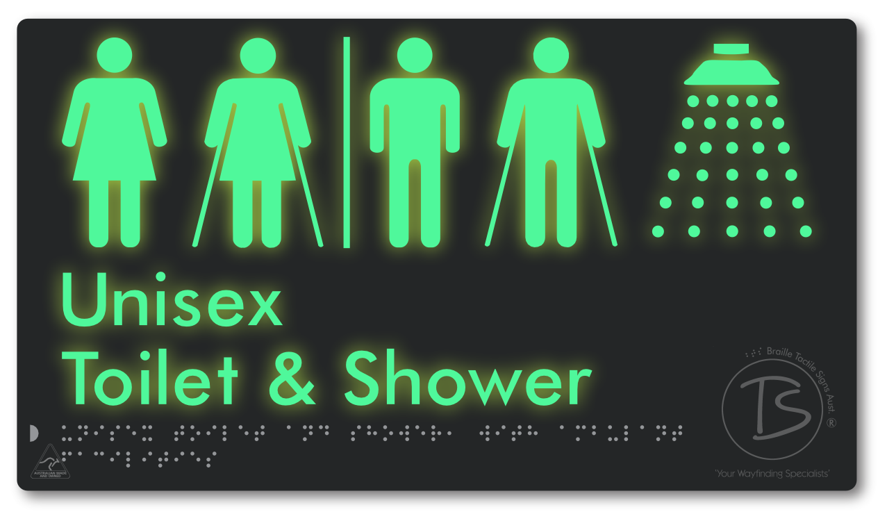 Unisex Toilet & Shower with Ambulant Facilities with Air Lock